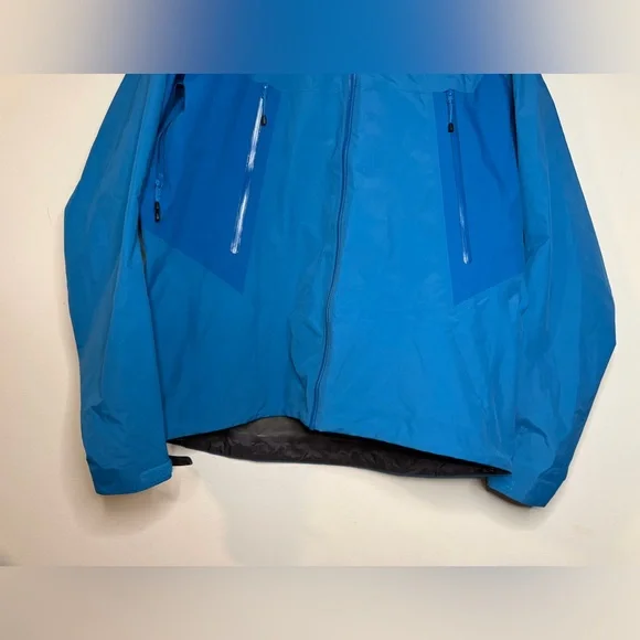 Arc’teryx Gore-Tex Shell Jacket Mens LG Blue Waterproof Alpine Hiking Pit zips - Picture 16 of 16